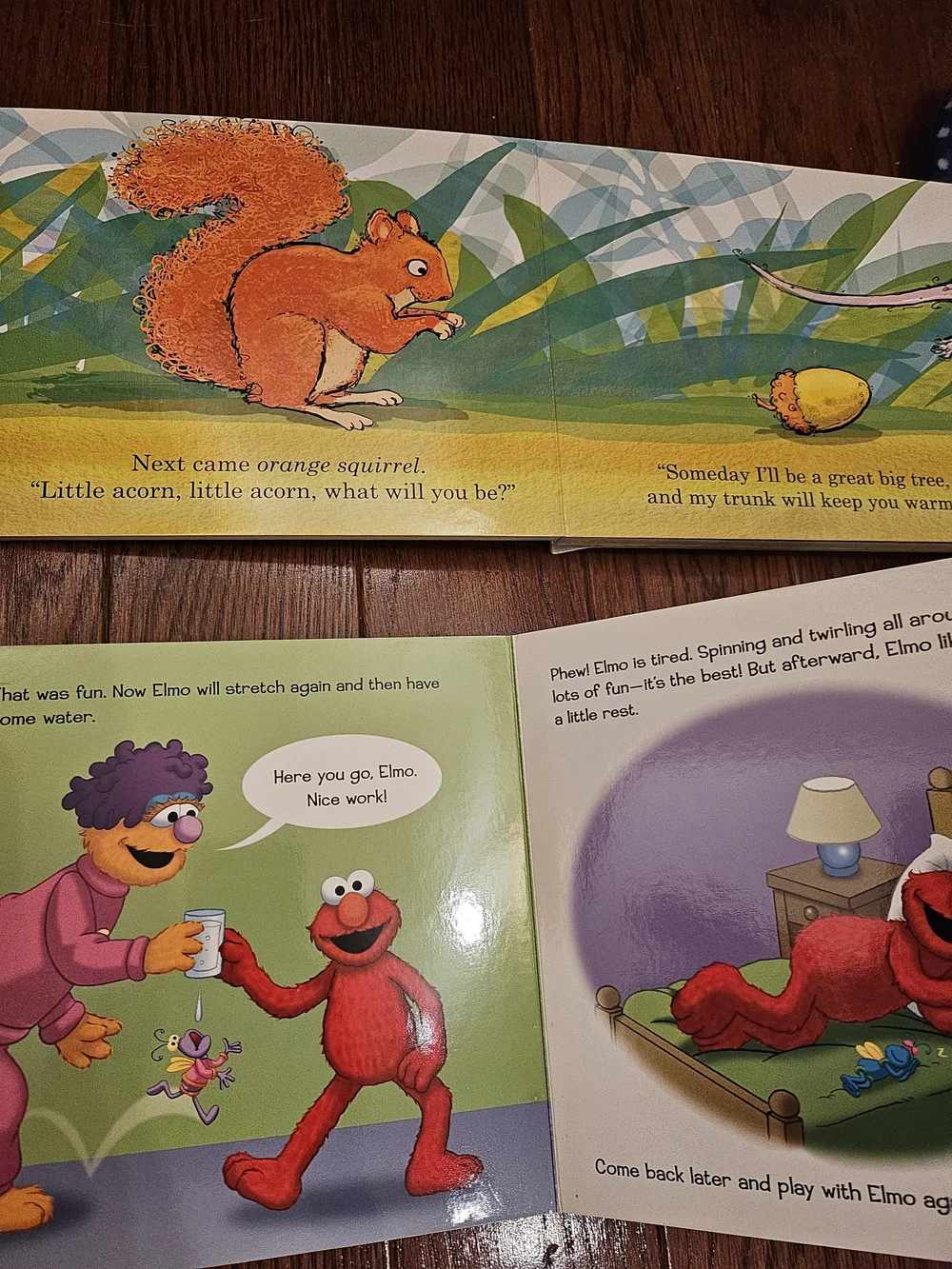 4 Board Books Curious George, Elmo, How To Be Good and Smart.